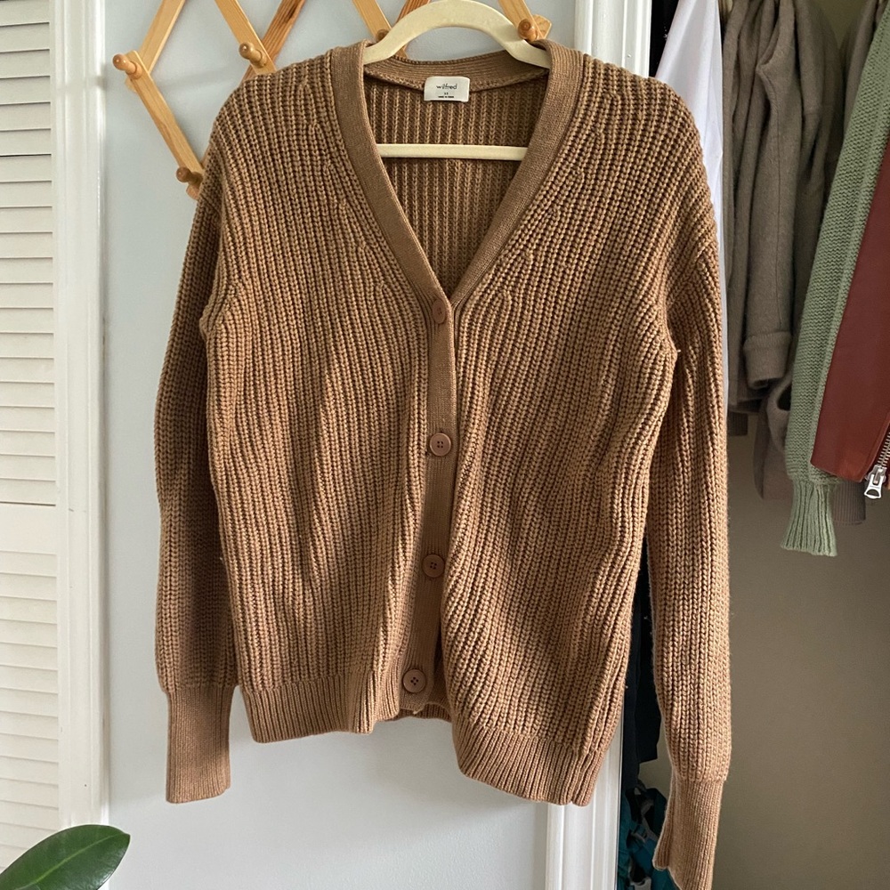 Wilfred merino wool cardigan